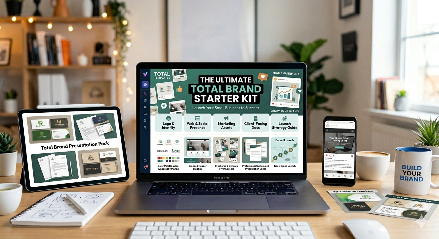 Digital Design Help: Total Brand Starter Kit for Small Businesses